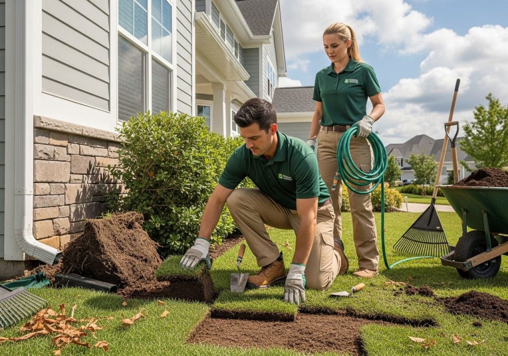 Landscaping Damage